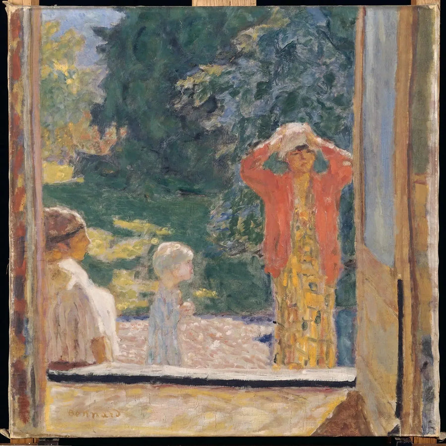In Front of the Window at Grand-Lemps - Pierre Bonnard