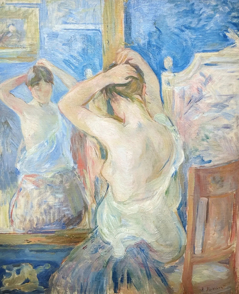 In Front of the Psyche - Berthe Morisot