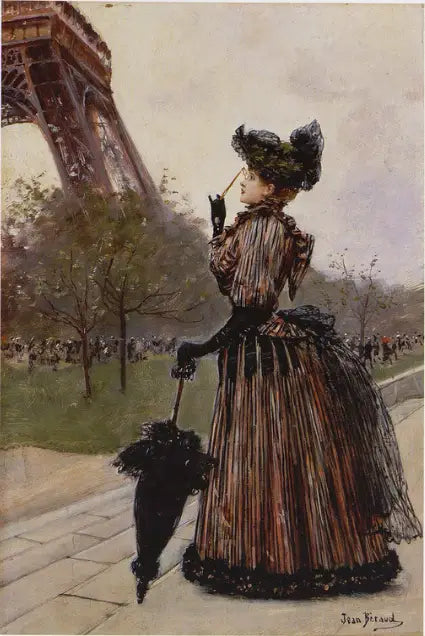 In front of the Eiffel Tower - Jean Béroud