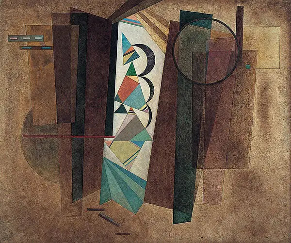 Development in Brown - Vassily Kandinsky