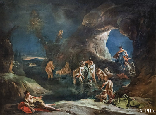 Diana et Actéon - Giovanni Battista Tiepolo - Reproductions de tableaux et peintures haut de gamme