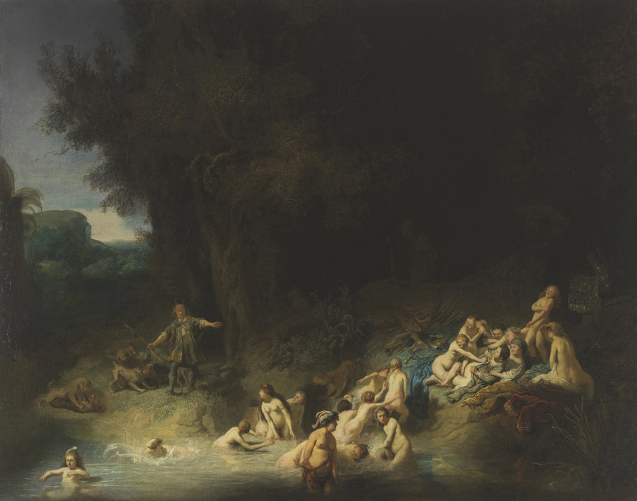 Diana and Actaeon - Rembrandt
