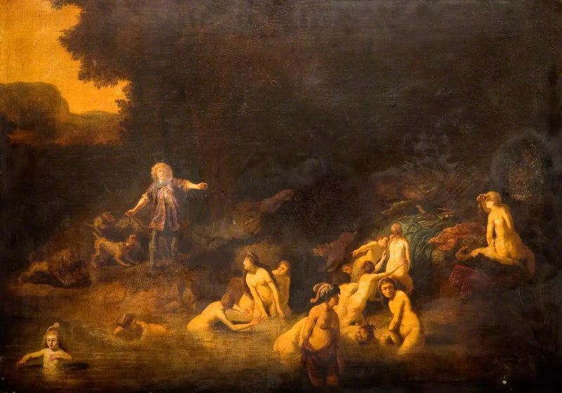 Diana and Actaeon - Rembrandt
