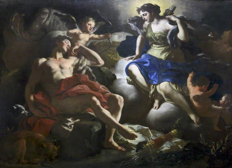 Diane and Endymion - Francesco Solimena