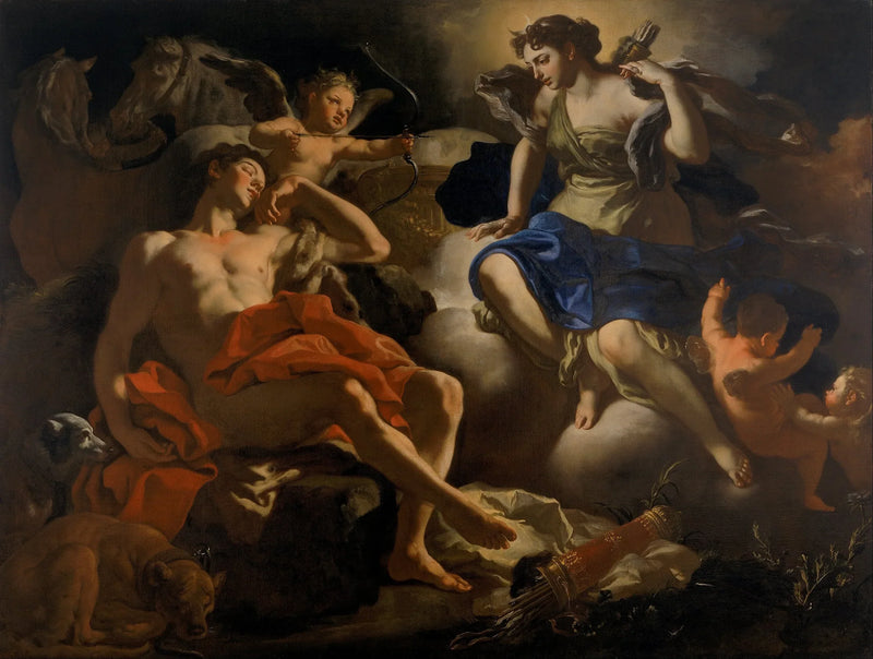 Diane and Endymion - Francesco Solimena