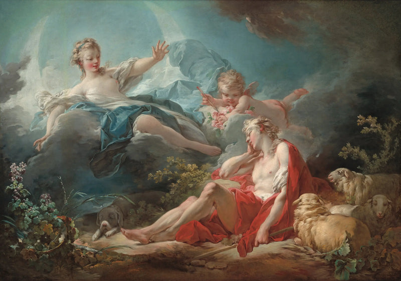 Diane and Endymion - Jean-Honoré Fragonard