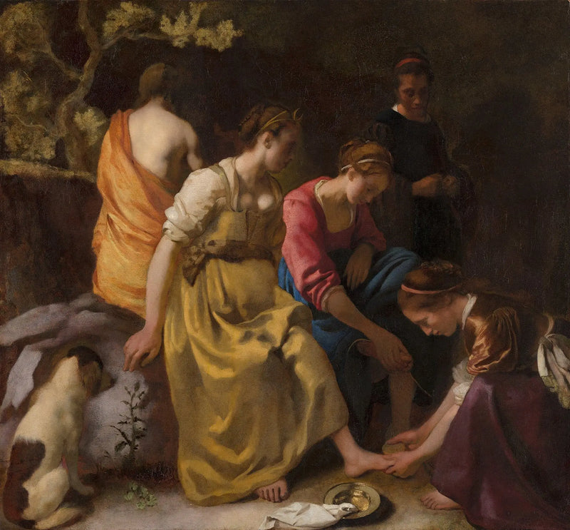 Diana and Her Companions - Johannes Vermeer