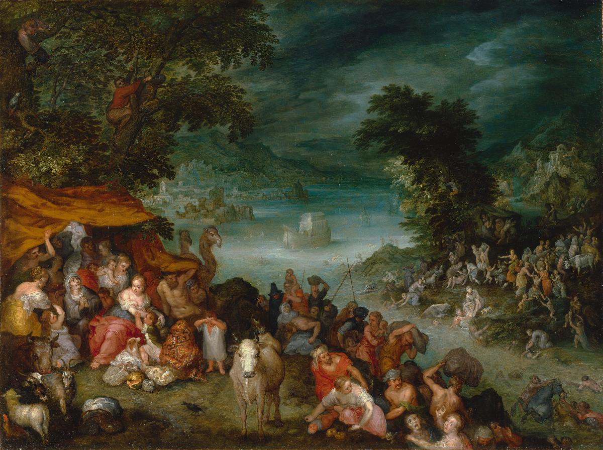 Die Sintflut mit der Arche Noah - Jan Brueghel le Jeune