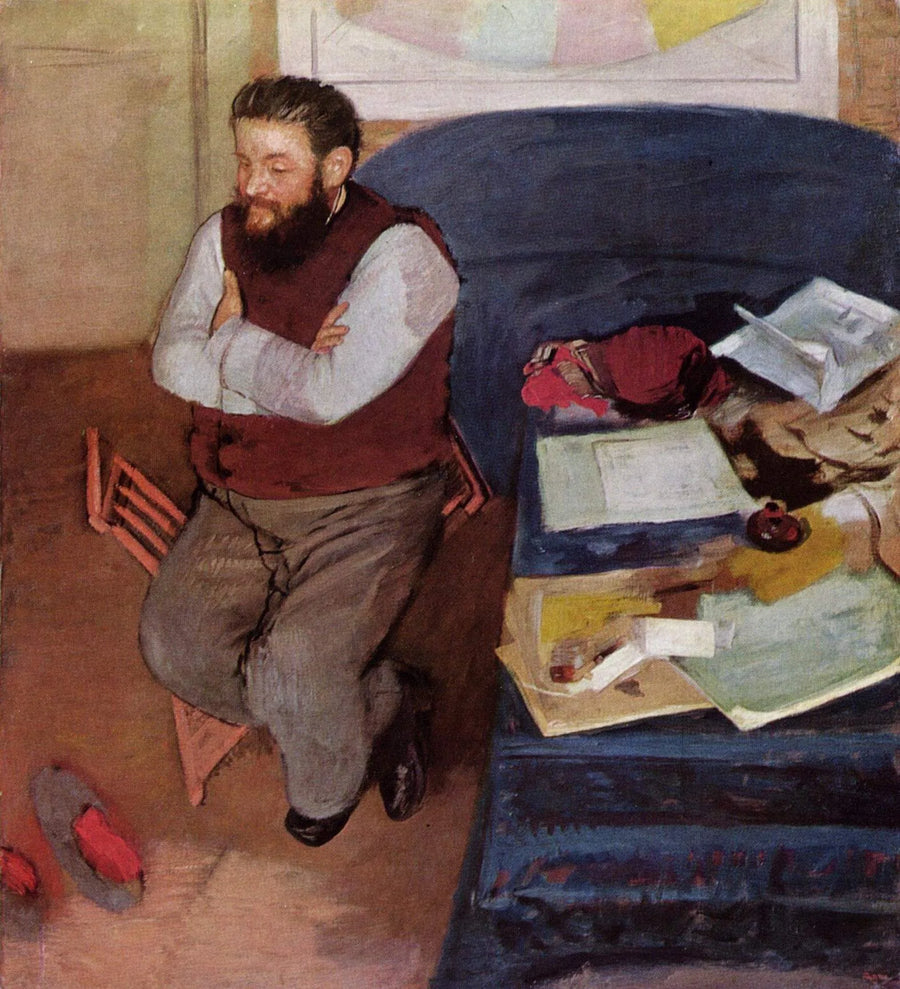portrait of Diego Martelli - Edgar Degas
