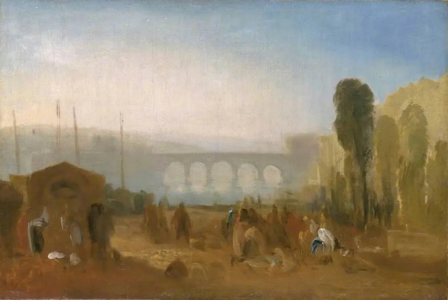 Dieppe: The Port from the Quai Henri IV - J. M. W. Turner