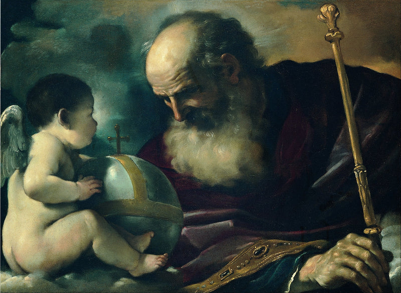 God the Father and the Angel - Guercino