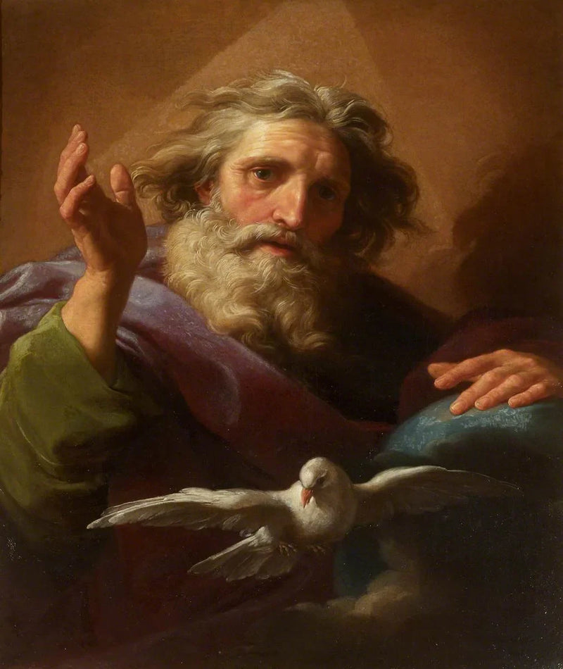 God the Father and the Holy Spirit - Pompeo Batoni
