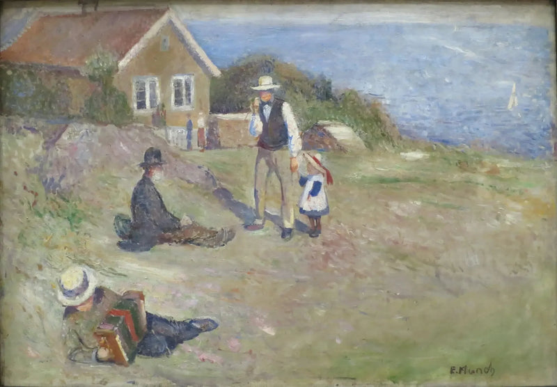 Sunday in Åsgardstrand - Edvard Munch