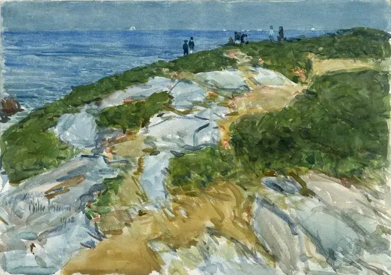 Sunday Morning, Appledore - Childe Hassam