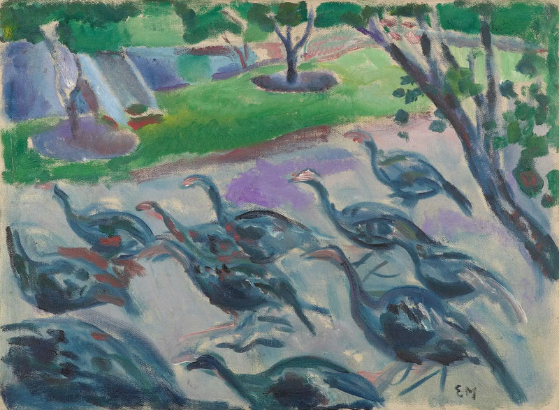 Turkeys - Edvard Munch