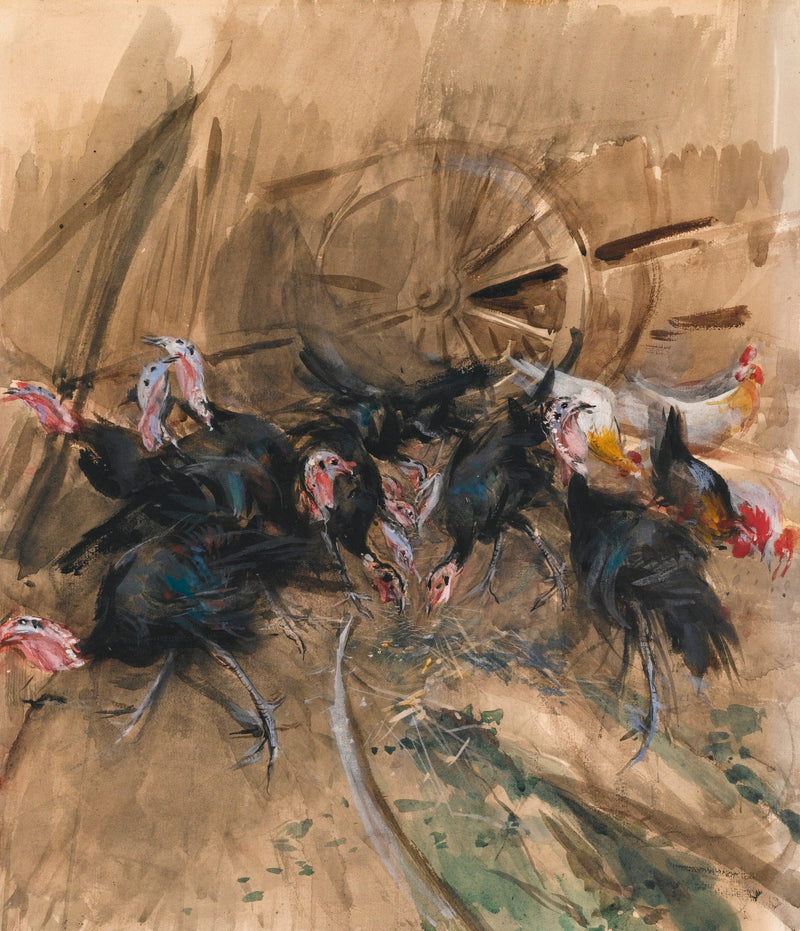 Turkeys - Giovanni Boldini
