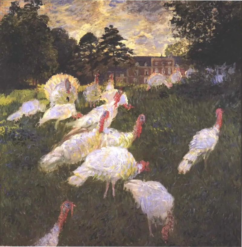 The Turkeys W416 - Claude Monet