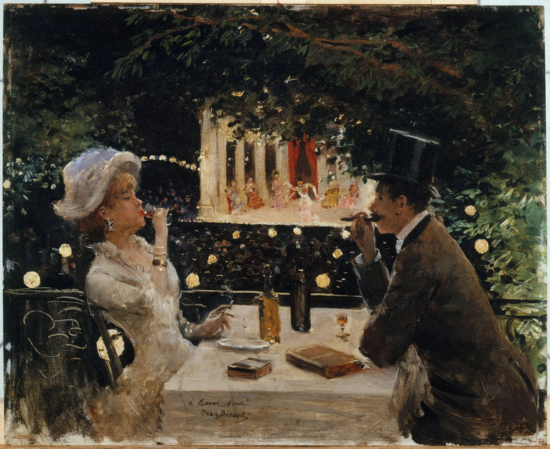 Dinner at the Ambassadors - Jean Béraud