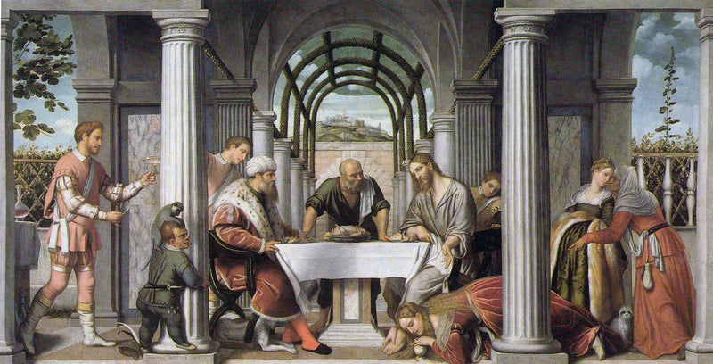 Dinner at Simon the Pharisee - Alessandro Bonvicino