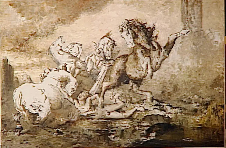 Diomède Devoured by His Horses - Gustave Moreau