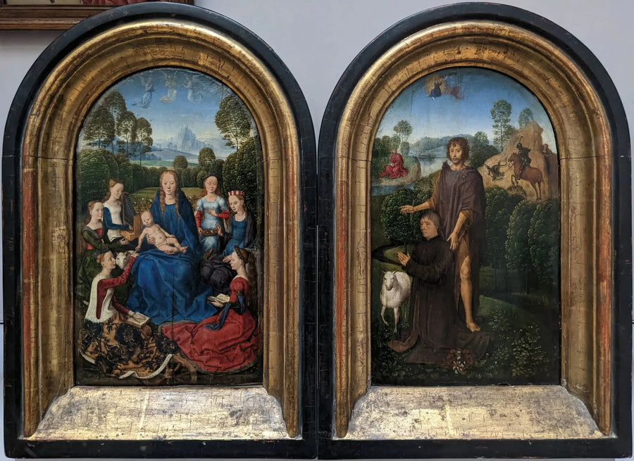 Diptych by Jean du Cellier - Hans Memling