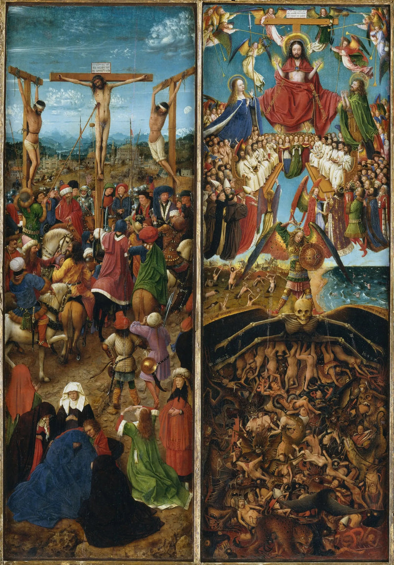 Diptyque of the Crucifixion and the Last Judgment - Jan van Eyck