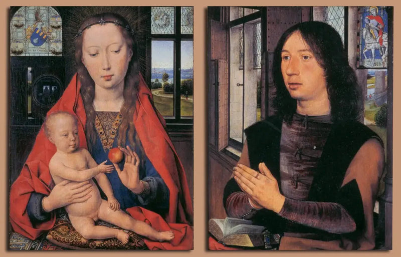 Diptych by Maarten van Nieuwenhove - Hans Memling