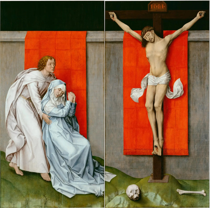 Diptych of the Christ on the Cross - Rogier van der Weyden