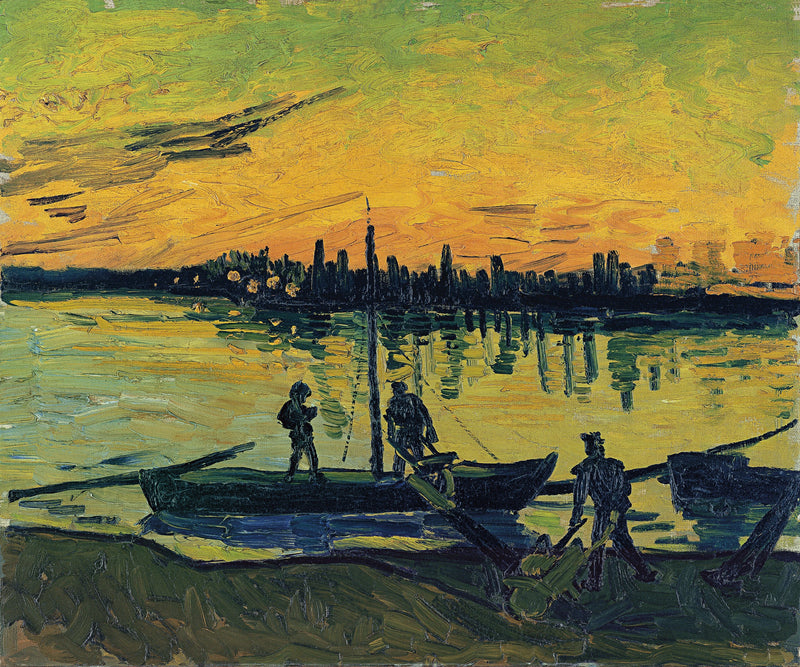 The Dockers at Arles - Vincent van Gogh