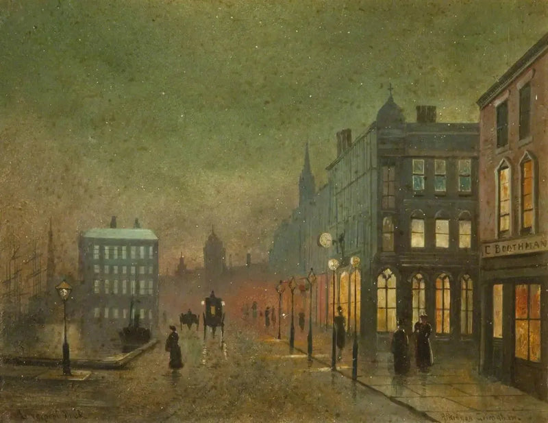 Liverpool Docks (panel 2 of 5) - John Atkinson Grimshaw