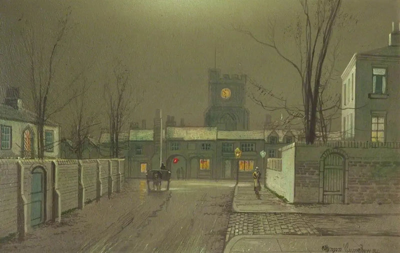 Liverpool Docks (panel 4 of 5) - John Atkinson Grimshaw