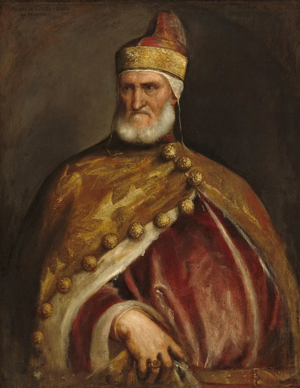 Doge Andrea Gritti - Titian image 1 reproduction réalisée par Alpha Reproduction