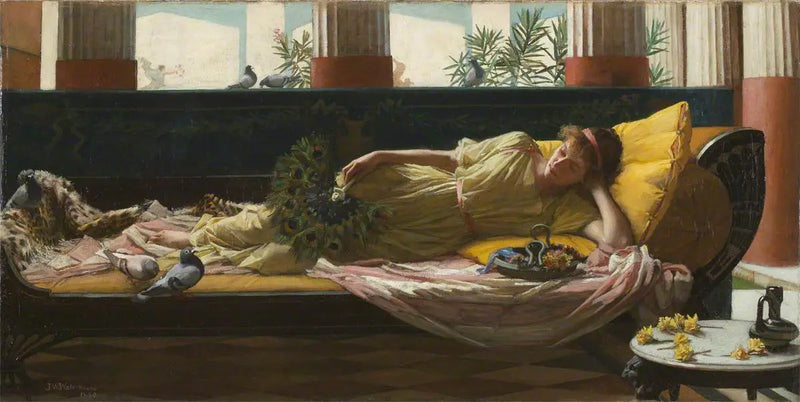 Sweet Doing Nothing - John William Waterhouse
