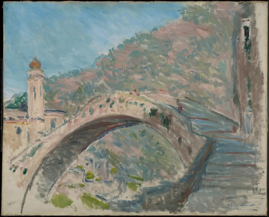 Dolceacqua, the old bridge over the Nervia - Claude Monet