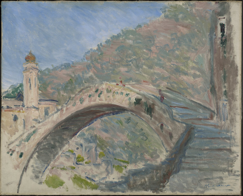 Dolceacqua, the old bridge over the Nervia - Claude Monet