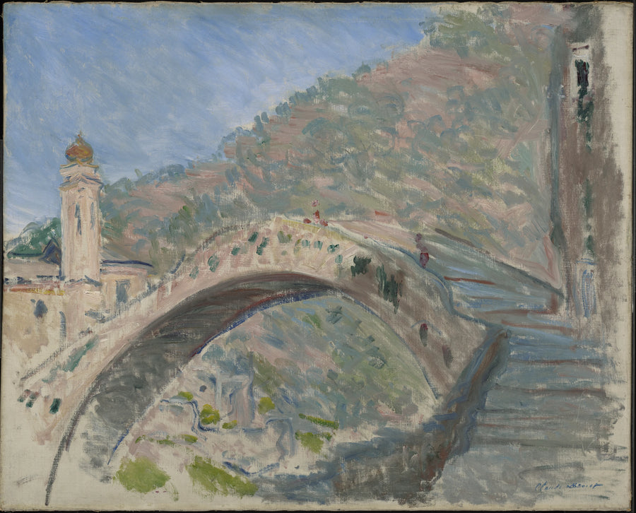 Dolceacqua, the old bridge over the Nervia - Claude Monet