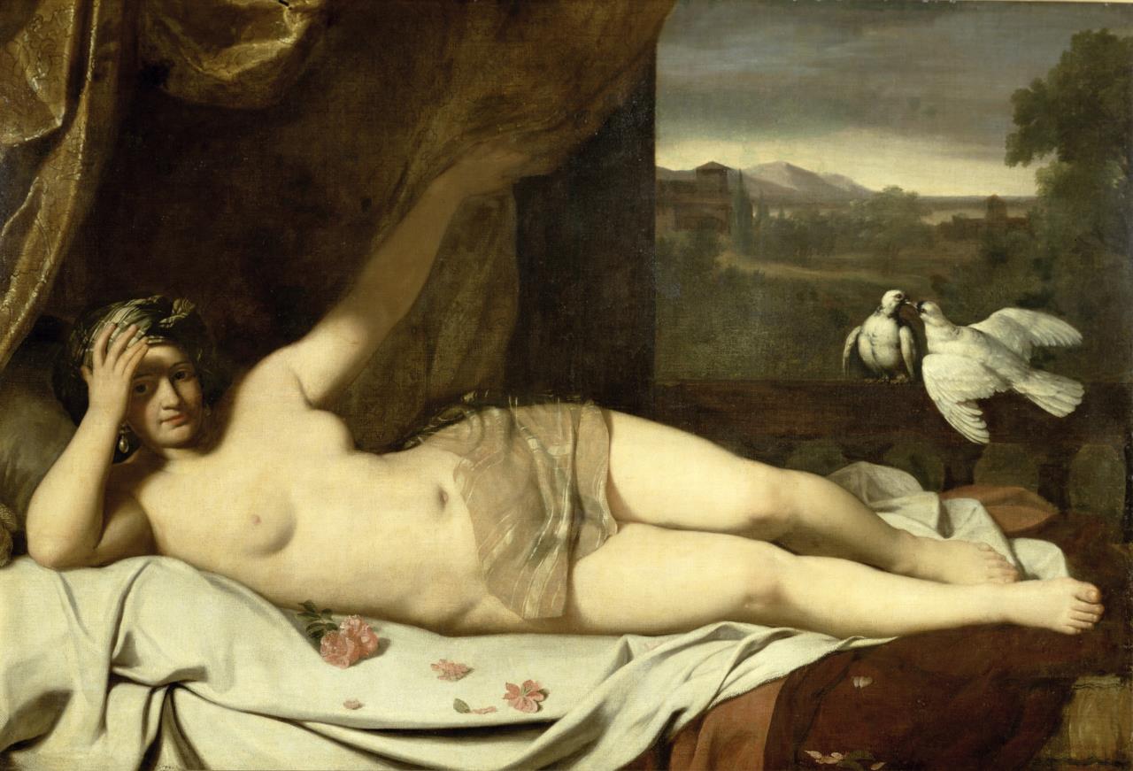 Paysage avec Vénus et Cupidon - Domenichino