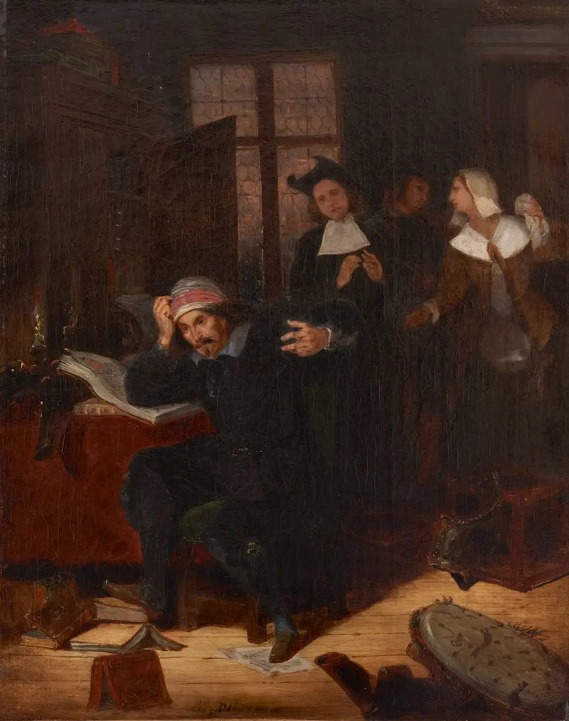 Don Quixote in his Library - Eugène Delacroix
