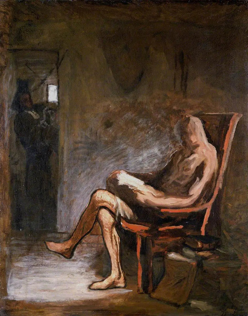 Don Quichotte en train de lire - Honoré Daumier