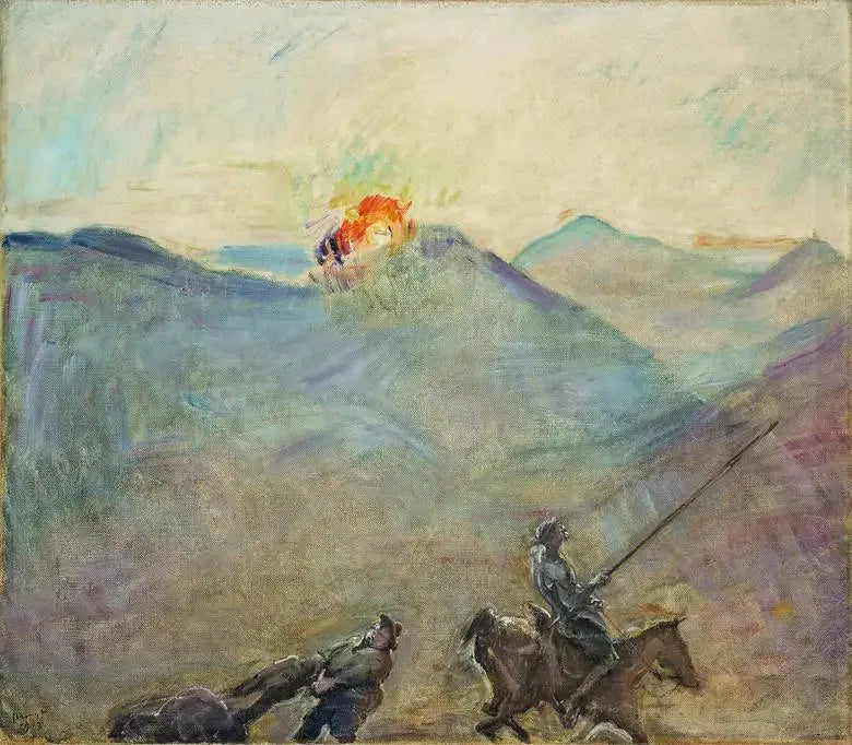 Don Quixote and Sancho Panza - Max Slevogt