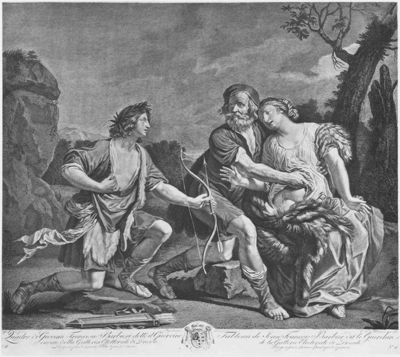 Dorinda, Silvio and Linco - Guercino