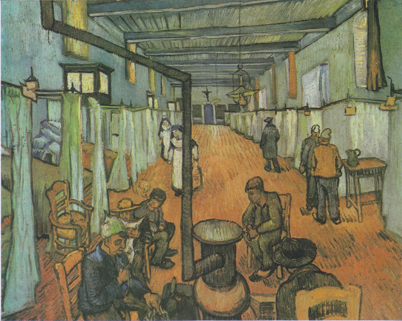 Dormitory of the Arles Hospital - Vincent van Gogh