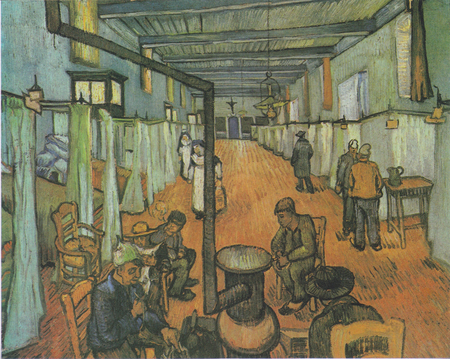 Dormitory of the Arles Hospital - Vincent van Gogh