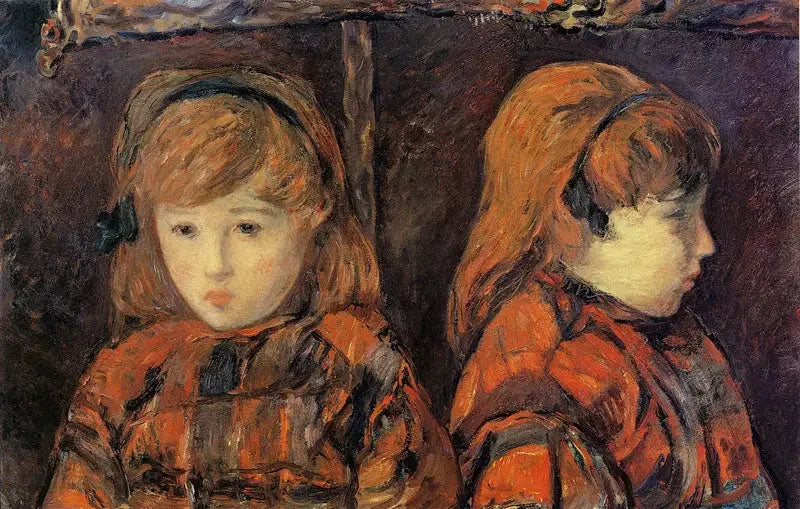 Double portrait of a little girl - Paul Gauguin