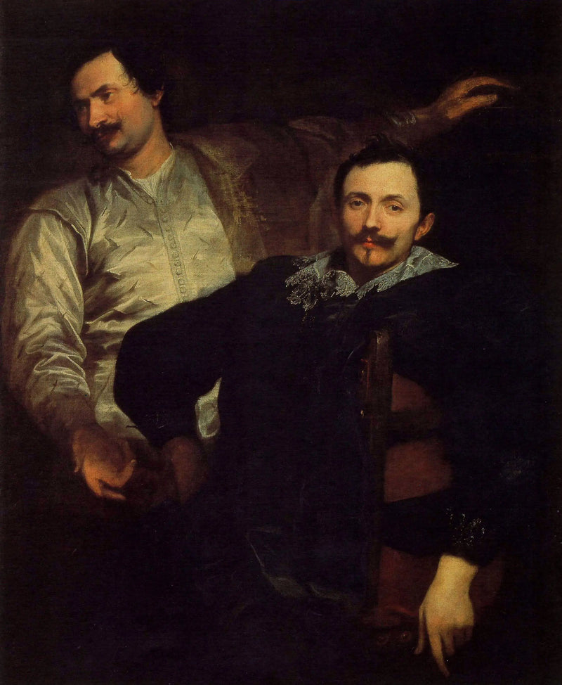 Double portrait of Cornelis and Lucas de Wael - Antoine van Dyck
