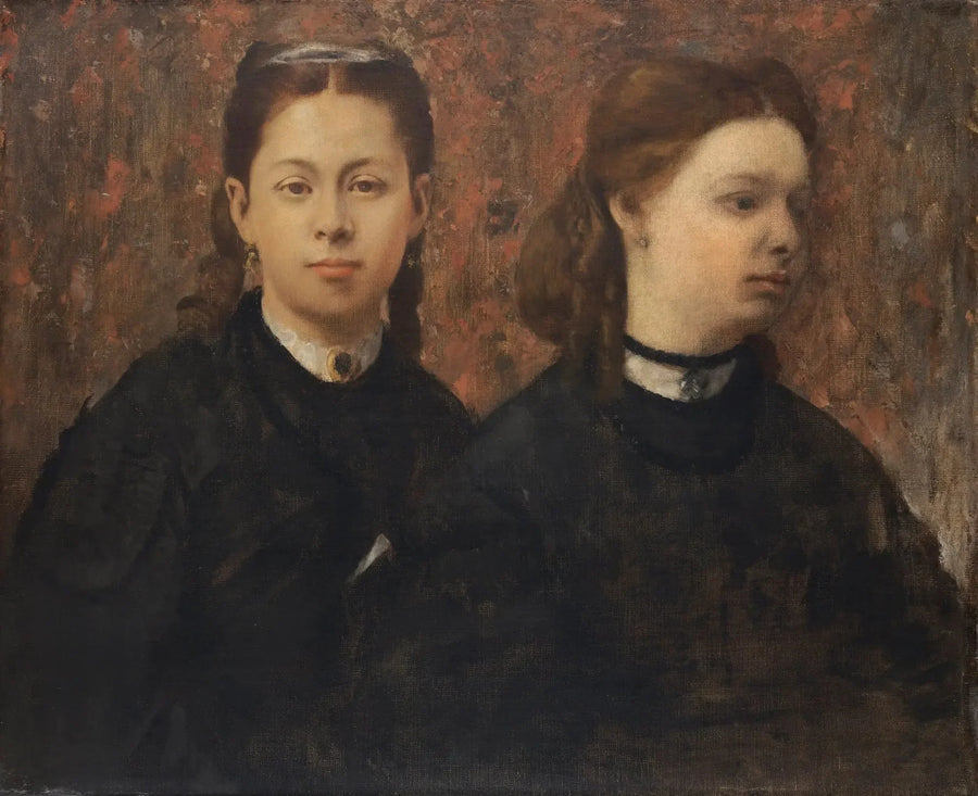 Double Portrait - The Painter's Cousins - Edgar Degas