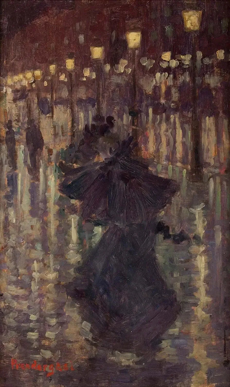 Evening Shower, Paris - Maurice Prendergast
