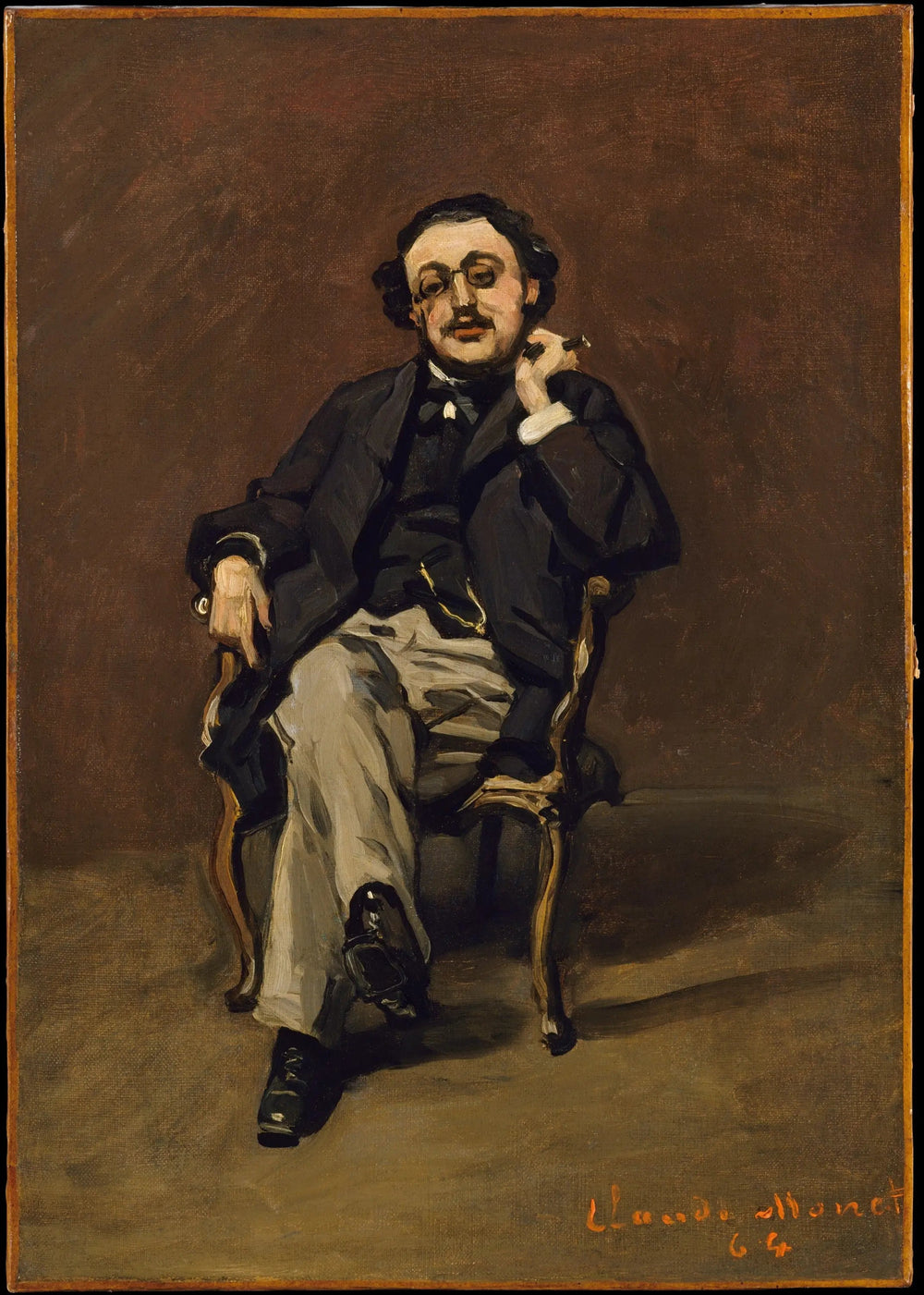 Reproduction du tableau « Dr. Leclenché - Claude Monet » par Alpha Reproduction en peinture à l’huile