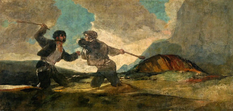 Club Fight - Francisco de Goya