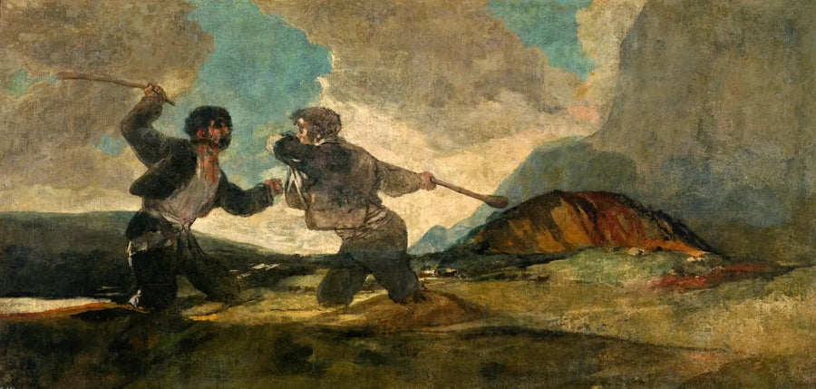Club Fight - Francisco de Goya